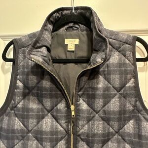 JCrew plaid vest